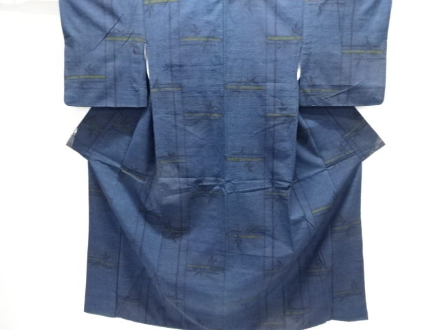 JAPANESE KIMONO / TOKAMACHI TSUMUGI / WOVEN BAMBOO GRASS